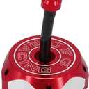 Dirt Bike Gas Cap, Motorcycle Gas Fuel Tank Cap with Breather Valve Universal CNC for CRF CR XR 50cc - 150cc RM KX KLX TTR SSR Apollo TAO TAO SDG Dirt Pit Bike Red