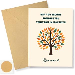 3 x Inspirational Card for Friend, Healing Encouragement Card, Mental Wellness Greeting Card
