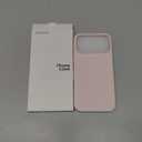 ORNARTO Compatible with iPhone 17 Pro Max Case 6.9", Slim Liquid Silicone 3 Layers Soft Gel Rubber Shockproof Protective Cover with Anti-Scratch Microfiber Lining-Chalk Pink