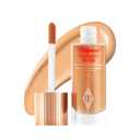 Charlotte Tilbury Hollywood FlawlessFilter - MultiUse Makeup Primer, Complexion Booster & Illuminating Liquid Highlighter with Sheer Coverage - Smooths & Blurs Skin (5 Tan - Golden Peach For Tan Skin Tones)
