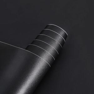 Arthome17 x240 Black Peel and Stick Wallpaper, Matte Black Contact Paper Self-Adhesive and Removable Vinyl Wallpaper Waterproof for Cabinets, Countertops, Walls