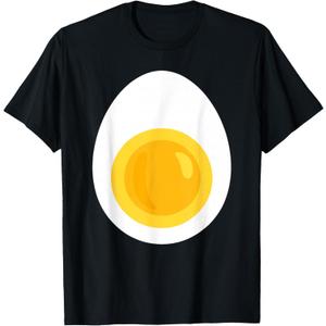 Deviled Egg Halloween Costume T-Shirt, Black, Large 