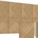 BTDVR 8 Pack Large Acoustic Wall Panels,94.48"x47.24" Self-Adhesive Soundproof Wall Panels-Total Size (Single Size 23.62"x23.62") Decorative Wood Grain Printing Sound Panels,for Studio,Office,Home