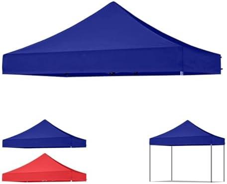 Canopy Replacement Top Only,Canopy Cover Waterproof Sunshade Top Outdoor Canopys Replacement Parts,for Commercial Instant Outdoor Portable Patio Lawns Gazebo Outside Camping (Blue 6x6ft)