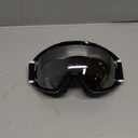 findway Ski Goggles OTG - Over Glasses Snow/Snowboard Goggles for Men, Women & Youth - 100% UV Protection (A4-black Frame Silver Lens(10%))