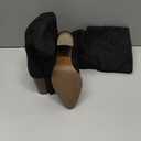 DREAM PAIRS Women's Knee High Boots Pointed Toe Chunky Block Heel Suede Boots Comfortable for Women with Side Zipper Fashion Slouchy Tall Boots Size 6 Women