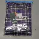 Kuoser Waterproof Dog Coat, Reversible Dog Jacket for Medium Dogs, Adjustable Durable Doggie Winter Coat Warm Puppy Cold Weather Apparel from Small to Large Breed, Purple M 