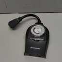 DEWENWILS 1 Pack Mechanical Light Timer for Outdoor Lighting, 24-Hour Plug in Timers, Heavy Duty Programmable Timer Switch with 2 Grounded Outlets for String Lights, 15A 1/2HP UL Listed