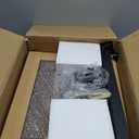 C Shaped End Table for Couch, Adjustable Height C Shaped Side Table with Wheels,TV Trays Table for Sofa, Bedroom,Living Room Small Spaces Couch Table