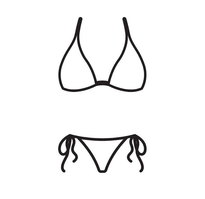 Girls Swimsuit Two Piece - Adjustable Strap Bathing Suit Solid Color Bikini Sets for Teens Girl Beach Swimwear, M