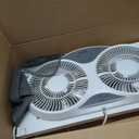 Comfort Zone 9-Inch Smart WiFi Twin Window Fan 3-Speed Dual Blade Fan with App & Voice Control, Reversible Exhaust, Cooling & Circulate Modes, Expandable 23.5" to 37", Bug Screen