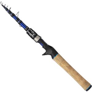 EOW XPEDITE PRO Portable Telescopic Casting and Spinning Fishing Rods, 24T Carbon Blanks & Solid Carbon Tip, Cork Handle, Travel Rod, Short Collapsible Rods
