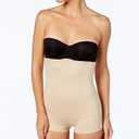 Maidenform Women's Shapewear Underwear, High-Waisted Body Shaper Shorts, Shapewear Tummy Control Boyshort, Size L