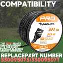 885ft 0.095" for Black Diamond Trimmer Line Cutting String Replacement, for Echo Trimmer Line 330095073