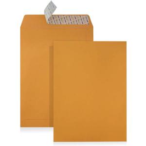 WINPAQ 13 X 18 Brown Kraft Jumbo Envelopes with 13 x 18 (324mm x 457mm) 28lb, Peel & Seal - 50 Count
