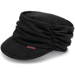 Lrastok Chemo Headwear Soft Newsboy Cap Baseball Cap for Women, Black