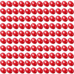 Easter Eggs 2.4 - Red Fillable Easter Eggs - 120 Pcs Easter Basket Stuffers - Red Eggs Bowl and Vase Filler Faux for DIY Spring and Easter Decorations (Red)