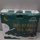 LUMARA Inflatable Bed Rail for Toddlers 2 Pack - Portable Travel Bed Bumpers for Kids Fits Twin Full Queen King Size Beds - Non-Slip Safety Guard Rails