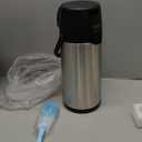 Airpot Coffee Dispenser Thermal with Pump,3L/102 Oz Insulated Stainless Steel Large Airpot Coffee Carafe Lever Action for Hot/Cold Water,Thermal Carafe for Hot Cocoa for Parties (101.4 Ounces)