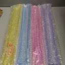 Mahjong Racks with Pushers, Mahjong All-in-One Tile Rack & Pusher, American Mahjong Accessories Clear Mahjong Tile Racks Holder, Set of 4, Multi Color