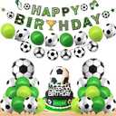 Soccer Birthday Party Decorations Soccer Balloons Banner For Mens Boys Birthday Party Sports Theme Party Football Theme Party Supplies