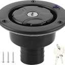 RV Water Inlet, Fresh Water Port Lockable with 2 Keys, Water Filler Water Filling Hatch for Camping Trailer RV