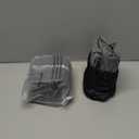 [2-Pack] Rewondah Inflatable Foot Rest Airplane, Kids Airplane Bed | Adjustable Height Travel Foot Rest Pillow | Toddler Flights Seat Extender | Inflatable Foot Rest for Air Travel Flights Train, Car (Dark Grey)