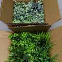 Der Rose 4 Pack Fake Plants Mini Artificial Greenery Potted Plants for Home Decor Indoor Office Table Room Farmhouse Bathroom Decor (Grey)