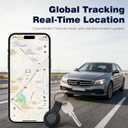 GPS Tracker for Vehicles, No Subscription Location Tracking Device, No SIM Card Required, No Monthly Fee, Magnetic GPS Tracker for Car, Kids Belongings, Pets, Elderly Items