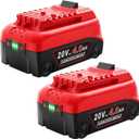 Abeden Replacement for Craftsman 20V Battery 4.0Ah 2-Pack, V20 Lithium Ion Compatible with CMCB205, CMCB204, CMCB206