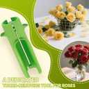 2pcs Rose Thorn Stripping Tools and 1pcs Florist Scissors, Thorn Remover, Flower Leaf Remover, Rose Thorn Remover for DIY and Gardening Work