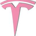 Logo Decal Overlay Stickers for Tesla Model 3 (2017 to 2023), Standard Wrap, 11-pc Set (Satin Pink)