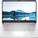 HP 14 inch Laptop, HD Display, Intel Celeron N4500, 4 GB RAM, 64 GB eMMC, Intel UHD Graphics, Windows 11 Home in S Mode, Natural Silver, 14-dq3500nr