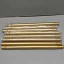 SIMEWIN Heavy Duty Curtain Rods for Windows 48 to 84 Inches, 1 Inch Gold Curtain Rod for Bedroom, Living Room, Patio, Kitchen, Adjustable Curtains Rods with Classic Finials, Gold Finishing