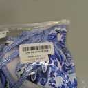 Women's Summer Beach Floral Printed Halter Neck Bikini Set Carnival, Blue XS