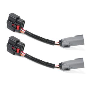 2Pcs Halogen to LED Taillight Conversion Harness Converter Connector Plug Adapter w/o Bliss for Ford F-150 2018-2020 Tail Light Upgrade