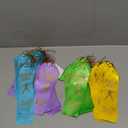 Berlune 100 Pcs Field Day Ribbons Bulk Best Day Ever Award Ribbon Participation Ribbon Honorable Mention Prize Ribbons with Event Card and Rope for Competition Sports Event Contest