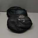 QingSong Full Face Snorkel Mask for Adults, Snorkeling Gear with Camera Mount, 180 Degree Panoramic View Snorkel Set Anti-Fog Anti-Leak (Small-Medium, 2 Pack - Black+Black Green)