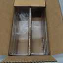 STORi SimpleSort 6-Piece Stackable Clear Drawer Organizer Set | 12" x 3" x 2" Rectangle Trays | Narrow Makeup Vanity Storage Bins and Office Desk Drawer Dividers | Made in USA