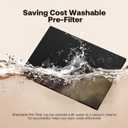 6 Pack Washable Pre-Filters for T554 Air Purifier, Original Version