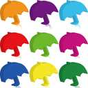 Geyee 108 Pcs Umbrella Cutouts Paper Spring Bulletin Board Decorations Classroom Cut Outs Umbrella Shaped Die Cuts for DIY Projects Craft Office School Party Decor(4 Inch)