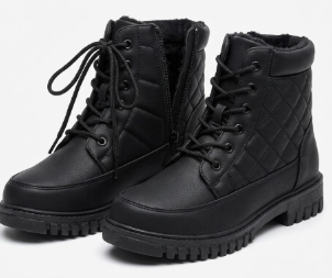 Womens Ankle Boot Shoes Warm Snow Booties Hiking Sneakers with Zipper 7