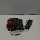 21v Lithium Battery - 4.0 Ah Battery with Charger Adapter Led Indicator Compatible with Leaf Blower