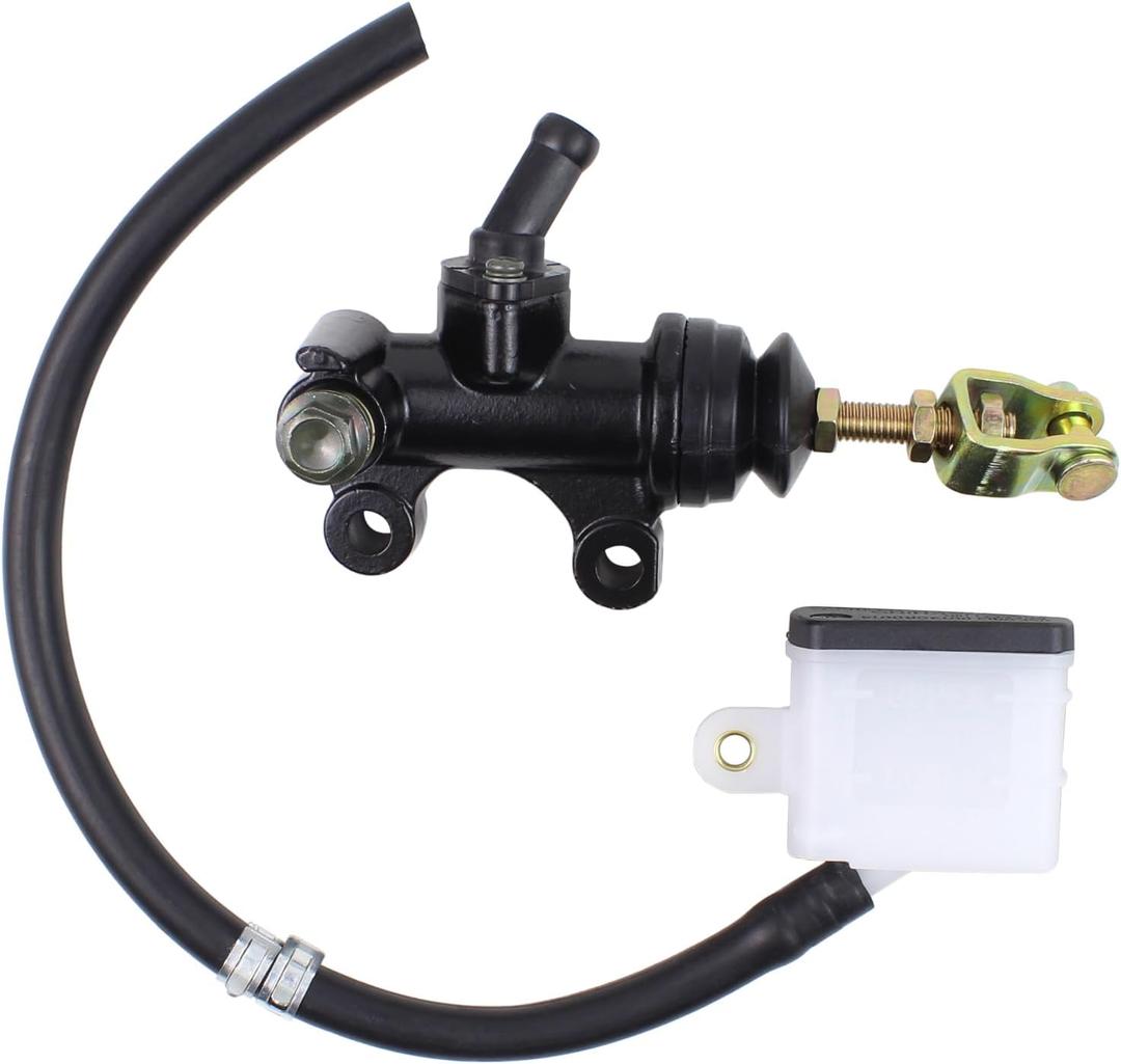 Rear Brake Master Cylinder with Fluid Reservoir Cup Assembly for Honda ATC 350X 1985-1986