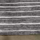 JONATHAN Y Berber Stripe Indoor Outdoor Area Rug 6X9 Black/Ivory, Colonia for Backyard, Patio, Porch, Easy-Cleaning, High Traffic, Pet-Friendly, Non-Shedding (SMB125E-6)