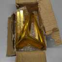 Eumtenr 6 Inch Solid Metal Furniture Legs, Heavy Duty Gold Furniture Sofa Feet, DIY Replacement Couch Legs, Suitable for Sofas, Coffee Tables, Cabinets - with Rubber Floor Protectors (Set of 4)