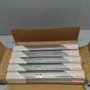 goldenwarm 2 Pair Metal Silver Drawer Slides 16 Inch, Side Mount Ball Bearing Full Extension Glides for Dresser, Tool Box, Trash Can, and Kitchen Cabinets, Heavy Duty 100 LB Capacity