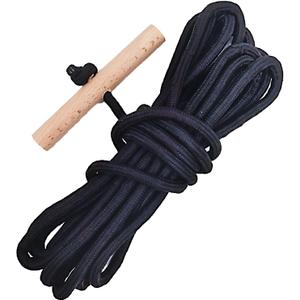 PR-20 Tree Pruner Rope Replacement Kit,Compatible with Jameson Fiscar Big Mouth Manual Pole Saw & Pruner20 Feet Long Wooden Handle Replacement, for Pruner (with Handle)