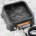 Heated Water Bowl for Outdoor Dogs Cats, 3.5L / 120oz Large Heated Pet Water Bowl with Chew Resistant Power Cord, Thermal-Bowl No-Freeze Heated Dog Water Dish for Winter, Rabbit Chicken Duck Bird Use (Grey)