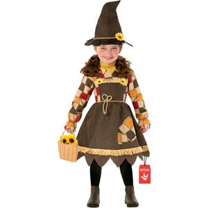 Morph Toddler Scarecrow Costume, Girls Scarecrow Costume, Little Girl Halloween Costumes, Halloween Costumes for Girls (4-6 Years)